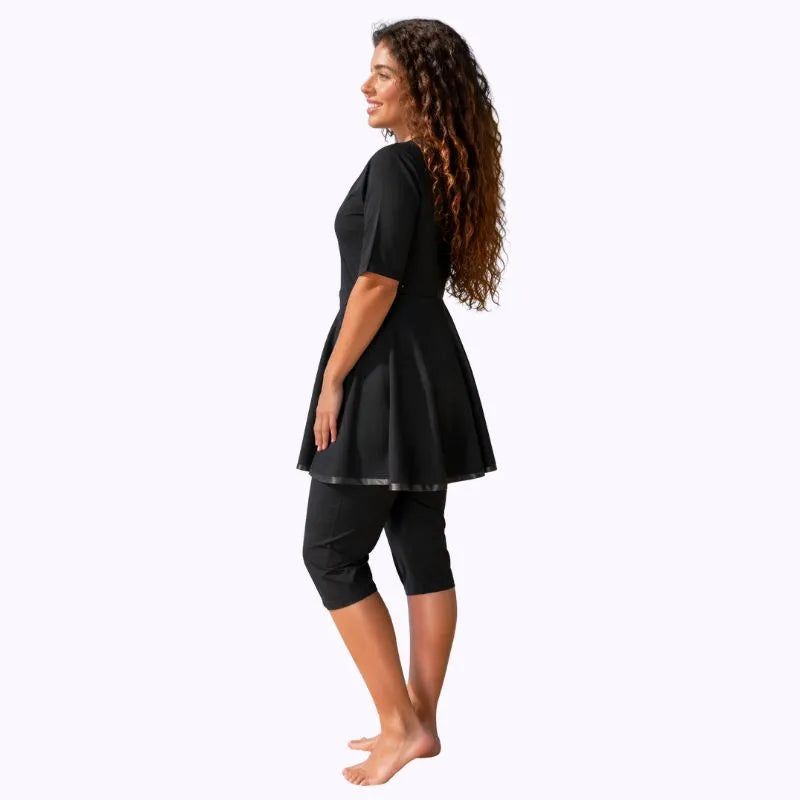Burkini Rétro Riviera Noir