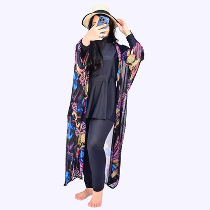 Burkini Prestige Noir Floral
