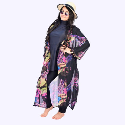 Burkini Prestige Noir Floral