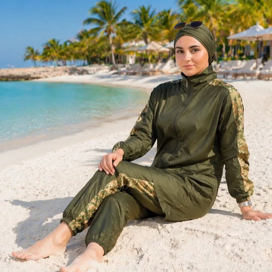 Burkini Atlas kaki